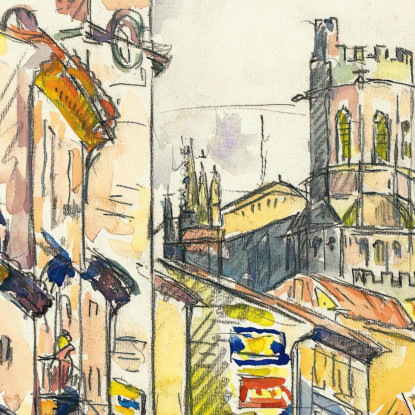 Stagni Paul Signac psn129 quadro stampato su tela