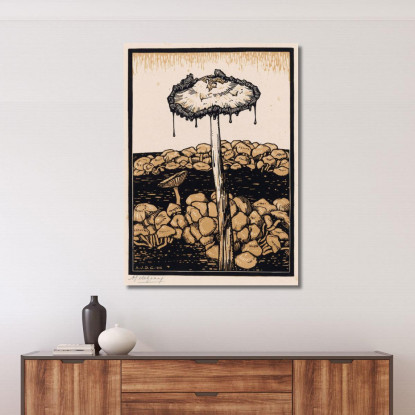 Fungo Gocciolante Julie de Graag jdg19 quadro stampato su tela