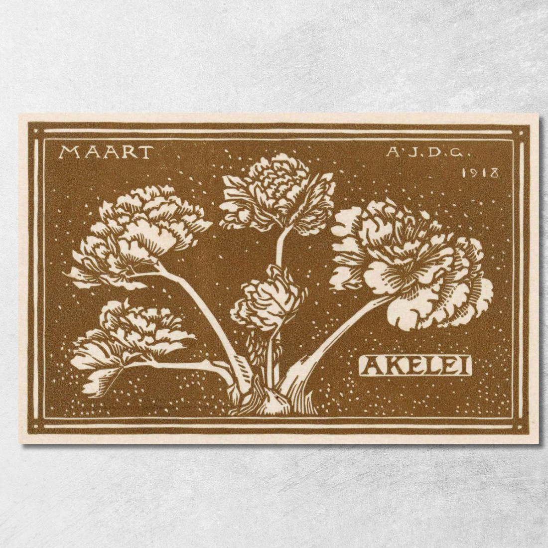 Marzo Julie de Graag jdg35 quadro stampato su tela