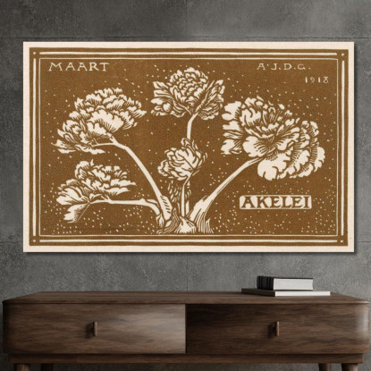 Marzo Julie de Graag jdg35 quadro stampato su tela