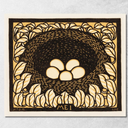 Maggio Julie de Graag jdg36 quadro stampato su tela