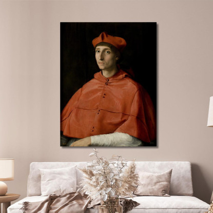 Ritratto Di Un Cardinale Raffaello Sanzio rph22 quadro stampato su tela