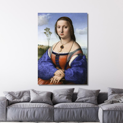Portrait Of Maddalena Strozzi Doni Raffaello Sanzio rph25 quadro stampato su tela