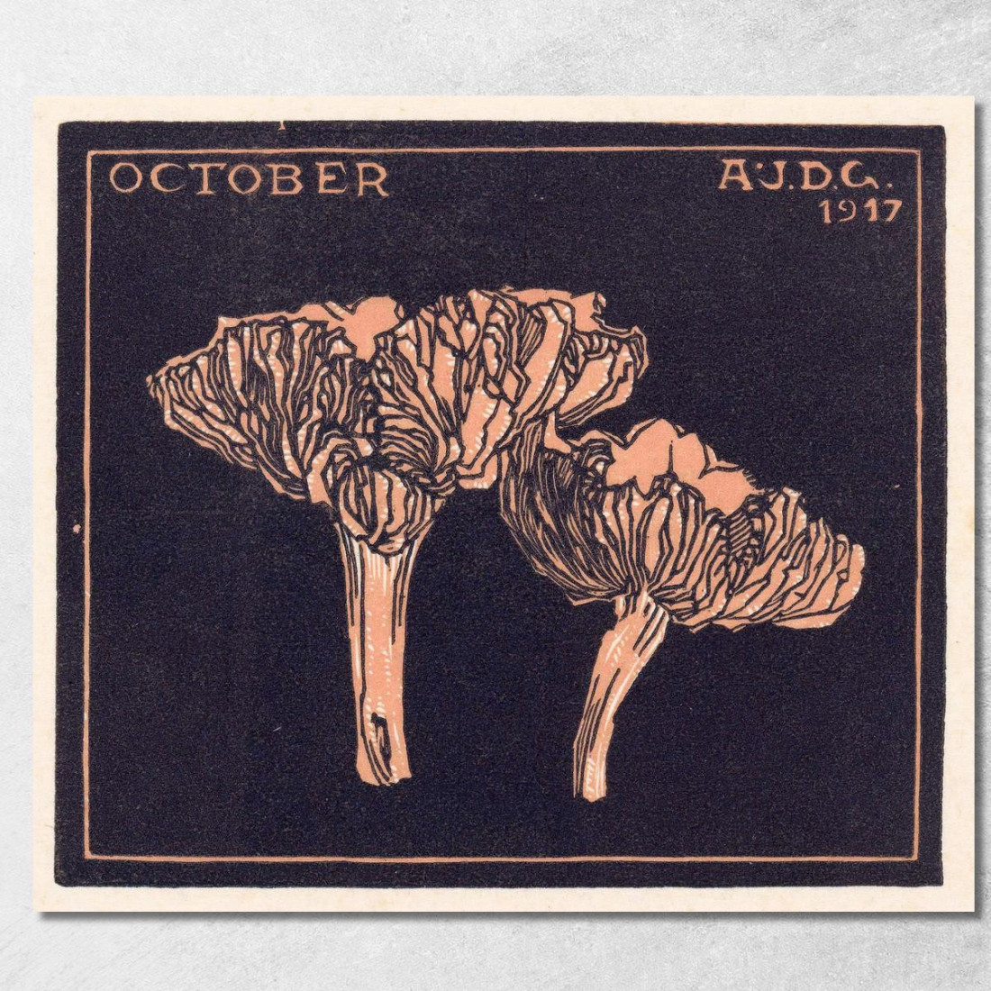 Ottobre Julie de Graag jdg41 quadro stampato su tela