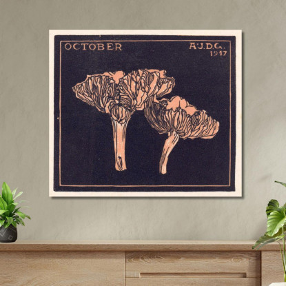 Ottobre Julie de Graag jdg41 quadro stampato su tela
