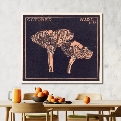 Ottobre Julie de Graag jdg41 quadro stampato su tela