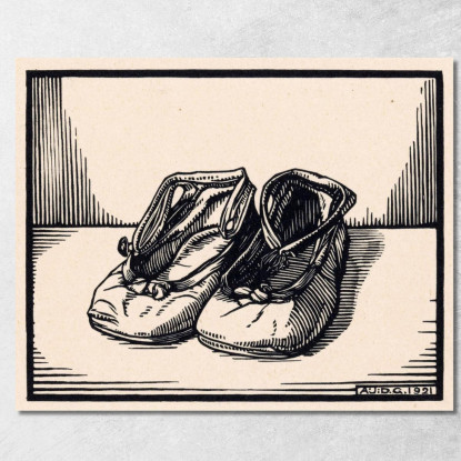 Paio Di Scarpe Julie de Graag jdg44 quadro stampato su tela