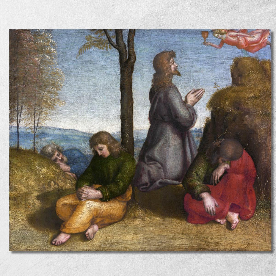 L'Agonia Nell'Orto Raffaello Sanzio rph36 quadro stampato su tela