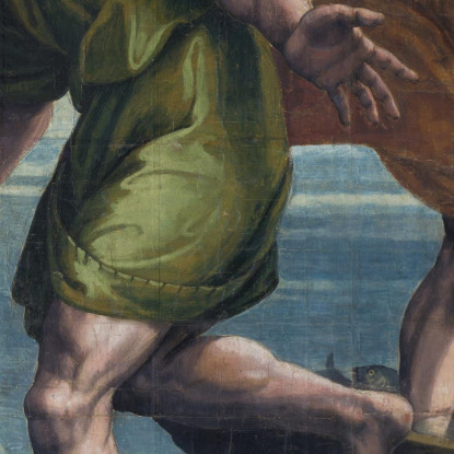 La Pesca Miracolosa Raffaello Sanzio rph43 quadro stampato su tela