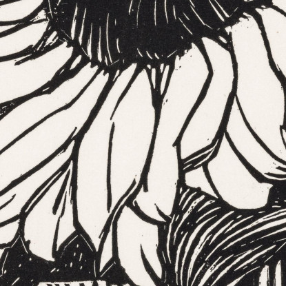 Girasole Julie de Graag jdg58 quadro stampato su tela