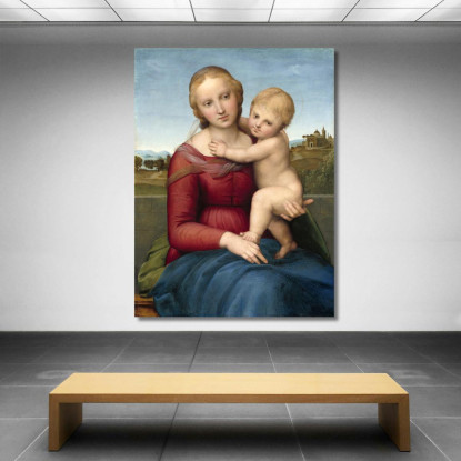 La Piccola Madonna Cowper Raffaello Sanzio rph45 quadro stampato su tela