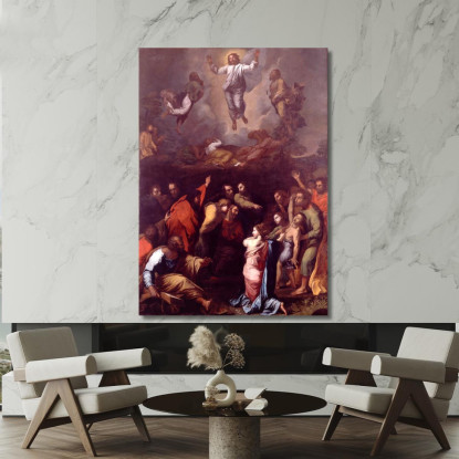 La Trasfigurazione Raffaello Sanzio rph46 quadro stampato su tela