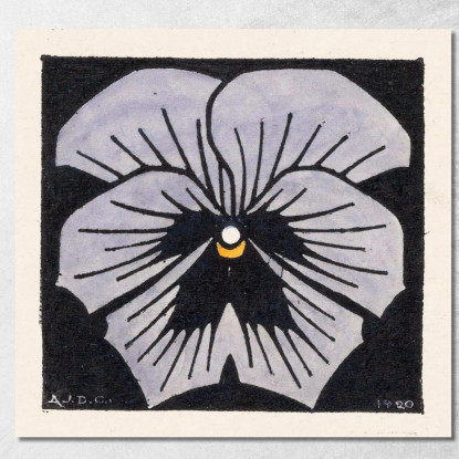 Violino Julie de Graag jdg68 quadro stampato su tela