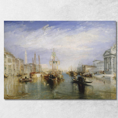 Venice From The Porch Of Madonna Della Salute Joseph Mallord William Turner jwt16 quadro stampato su tela