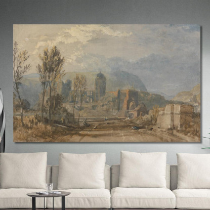 Andernach Joseph Mallord William Turner jwt27 quadro stampato su tela