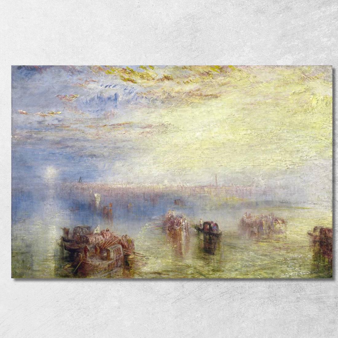 Avvicinamento A Venezia Joseph Mallord William Turner jwt28 quadro stampato su tela