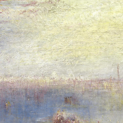 Avvicinamento A Venezia Joseph Mallord William Turner jwt28 quadro stampato su tela