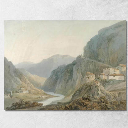 Salita Alla Cascata Di Terni Joseph Mallord William Turner jwt29 quadro stampato su tela