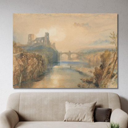 Castello Di Bernardo Joseph Mallord William Turner jwt30 quadro stampato su tela