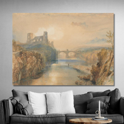 Castello Di Bernardo Joseph Mallord William Turner jwt30 quadro stampato su tela