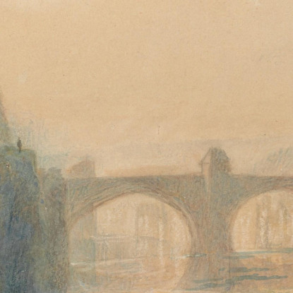 Castello Di Bernardo Joseph Mallord William Turner jwt30 quadro stampato su tela