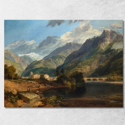 Bonneville Savoia Joseph Mallord William Turner jwt32 quadro stampato su tela