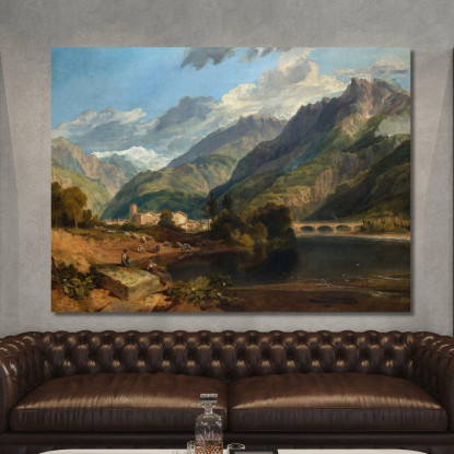 Bonneville Savoia Joseph Mallord William Turner jwt32 quadro stampato su tela