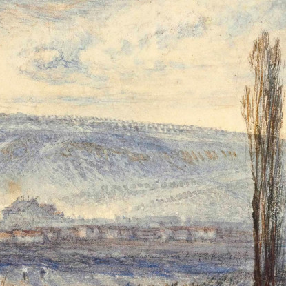 Brienne Joseph Mallord William Turner jwt33 quadro stampato su tela