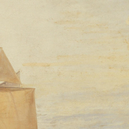 Dort O Dordrecht- La Dort Packet-Boat Da Rotterdam Becalmed Joseph Mallord William Turner jwt42 quadro stampato su tela