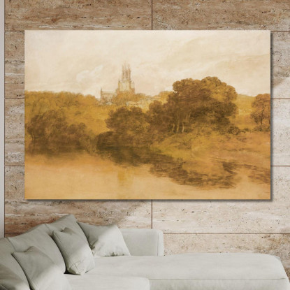 Abbazia Di Fonthill Wiltshire Joseph Mallord William Turner jwt49 quadro stampato su tela
