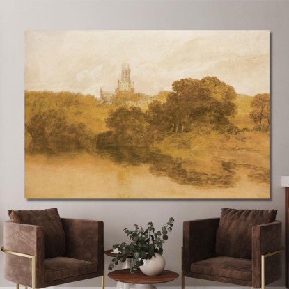 Abbazia Di Fonthill Wiltshire Joseph Mallord William Turner jwt49 quadro stampato su tela