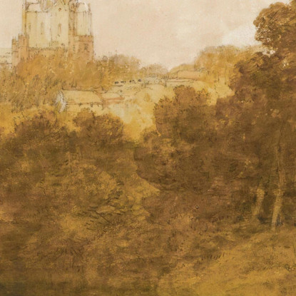 Abbazia Di Fonthill Wiltshire Joseph Mallord William Turner jwt49 quadro stampato su tela