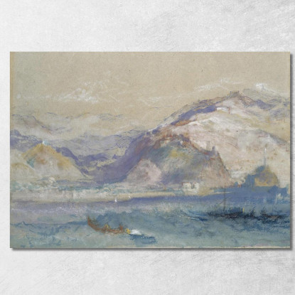 Genova Dal Mare Joseph Mallord William Turner jwt50 quadro stampato su tela