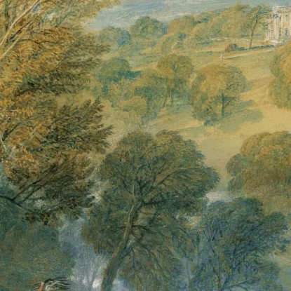 Gledhow Sala Yorkshire Joseph Mallord William Turner jwt53 quadro stampato su tela