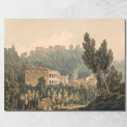 Nella Valle Vicino A Vietri Joseph Mallord William Turner jwt59 quadro stampato su tela