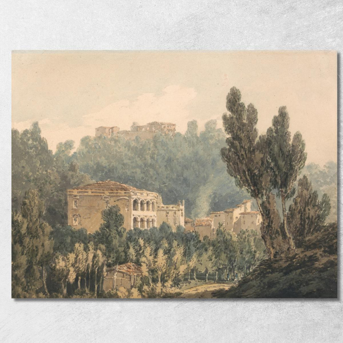 Nella Valle Vicino A Vietri Joseph Mallord William Turner jwt59 quadro stampato su tela