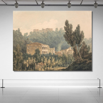 Nella Valle Vicino A Vietri Joseph Mallord William Turner jwt59 quadro stampato su tela