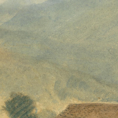 Ingleborough Da Chapel-Le-Dale Joseph Mallord William Turner jwt60 quadro stampato su tela