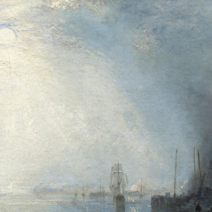 Chiglia Che Si Solleva Tra I Carboni Al Chiaro Di Luna Joseph Mallord William Turner jwt63 quadro stampato su tela