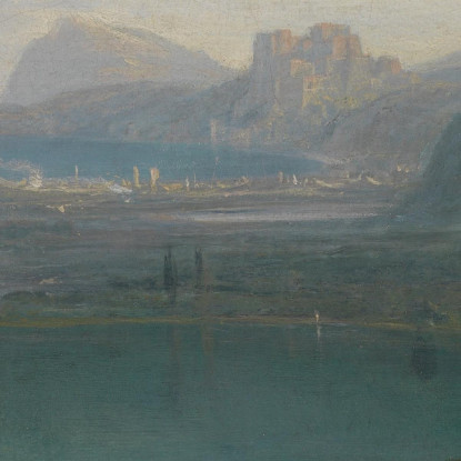 Lago Averno_ Enea E La Sibilla Cumana Joseph Mallord William Turner jwt65 quadro stampato su tela