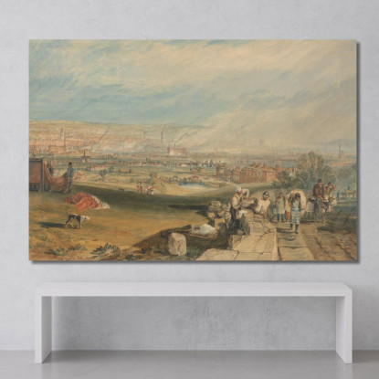 Leeds Joseph Mallord William Turner jwt68 quadro stampato su tela
