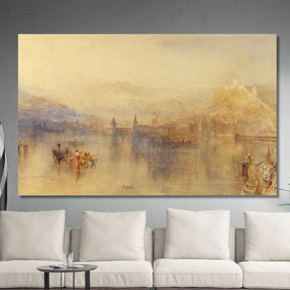 Lucerna Dal Lago Joseph Mallord William Turner jwt73 quadro stampato su tela