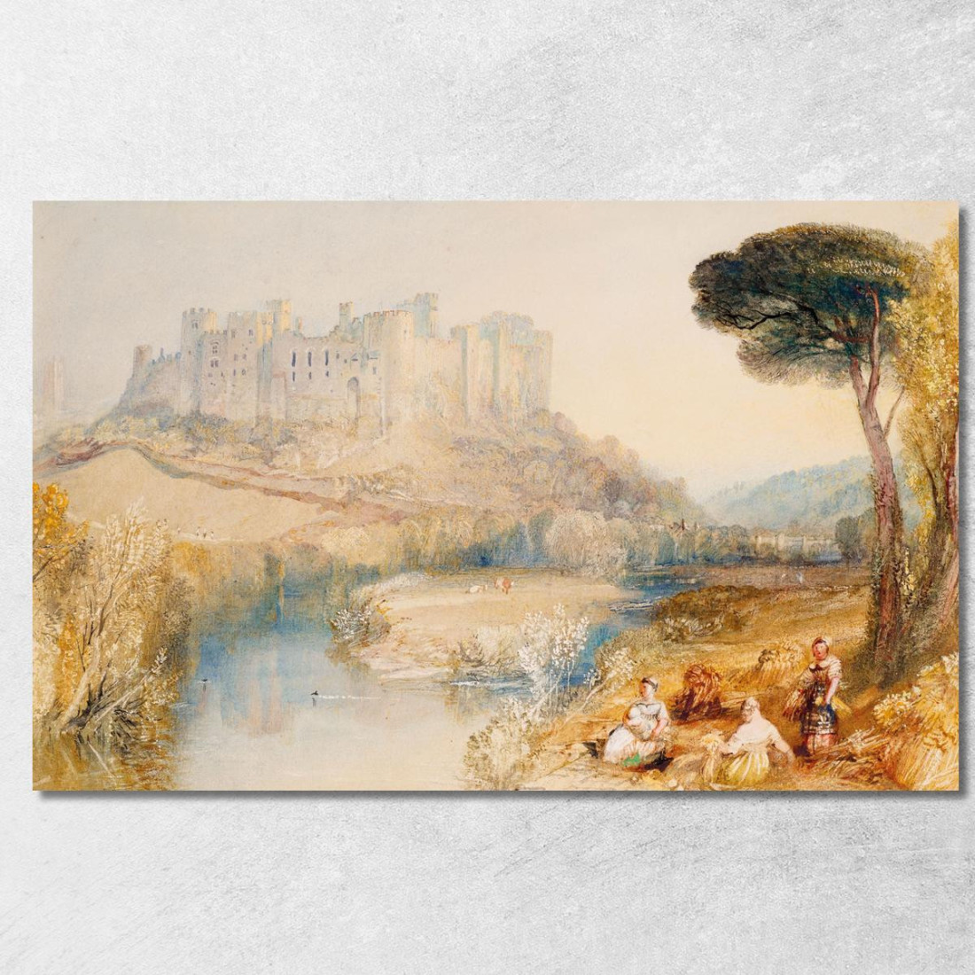 Castello Di Ludlow Shropshire Joseph Mallord William Turner jwt74 quadro stampato su tela
