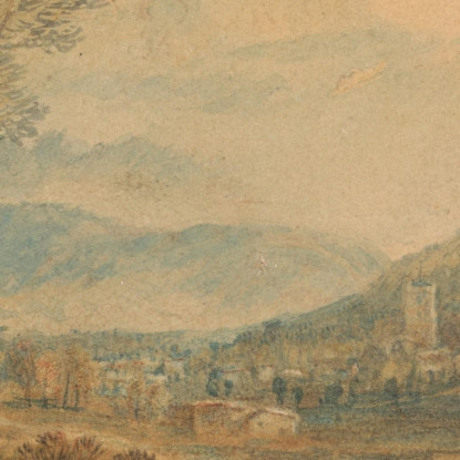 Castello Di Lulworth Dorset Joseph Mallord William Turner jwt75 quadro stampato su tela