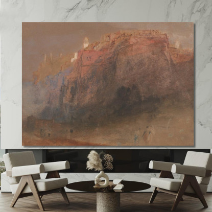 Lussemburgo Joseph Mallord William Turner jwt76 quadro stampato su tela