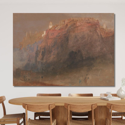 Lussemburgo Joseph Mallord William Turner jwt76 quadro stampato su tela