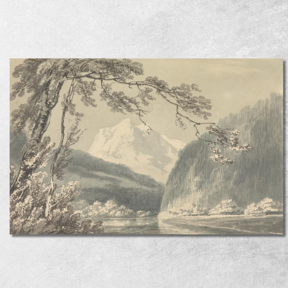 Vicino A Grindelwald Joseph Mallord William Turner jwt84 quadro stampato su tela