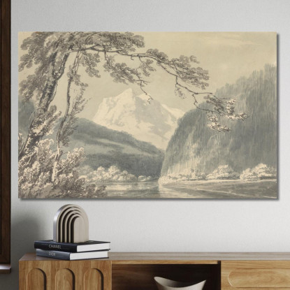 Vicino A Grindelwald Joseph Mallord William Turner jwt84 quadro stampato su tela