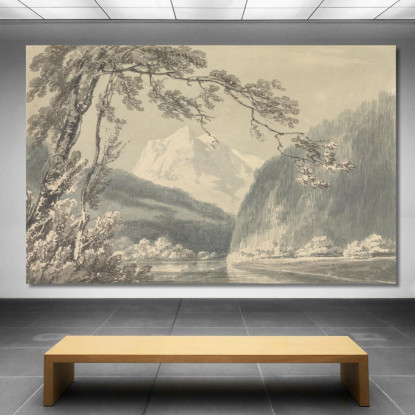 Vicino A Grindelwald Joseph Mallord William Turner jwt84 quadro stampato su tela