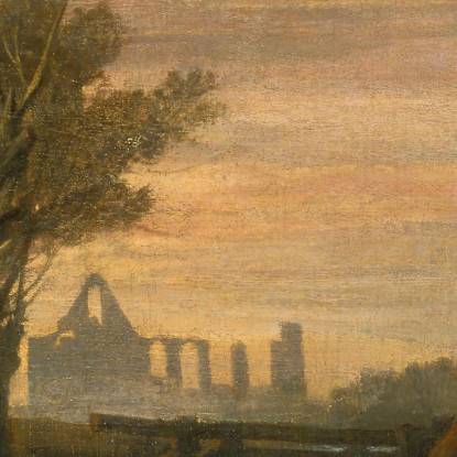 Abbazia Di Newark Joseph Mallord William Turner jwt85 quadro stampato su tela